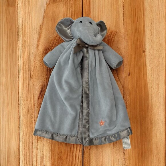 Scentsy Buddy Eva Elephant Lovey Blankie Security Blanket Retired Plush Satin - Picture 1 of 13